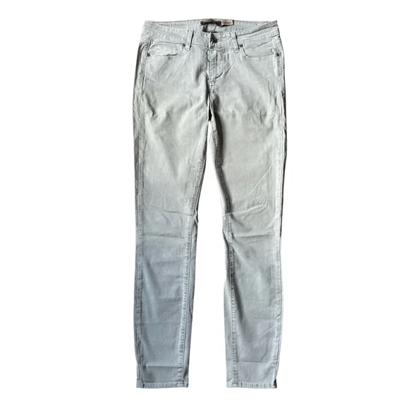 PAIGE Light Gray Verdugo Vegan Skinny Denim Jeans Size 28 Minimalist Casual - Picture 1 of 9